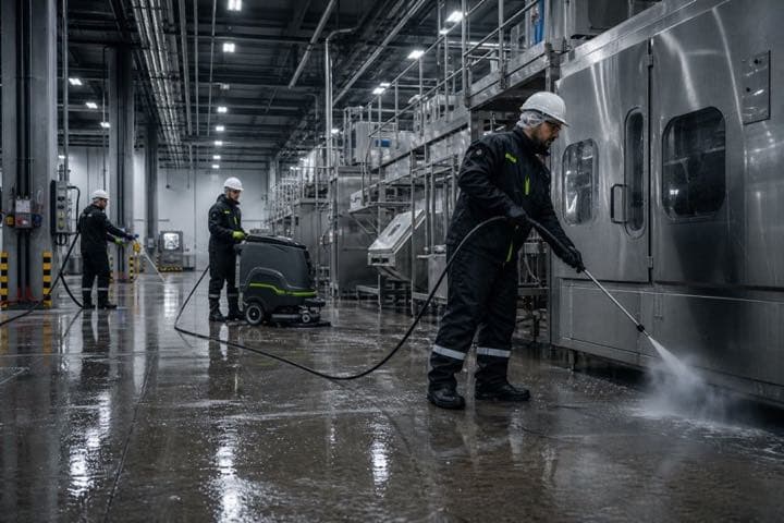 Прибирання виробничих приміщень від 500 м²